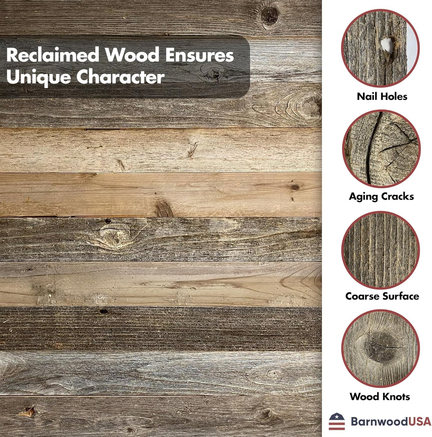 BARNWOODUSA Throw Blanket Ladder – Fully Assembled Reclaimed Wood – Rustic Decorative Ladder for Towels, Quilts– Perfect Farmhouse Decor for Bathroom, Porch, or Living Room,5' x 18" Weathered Gray