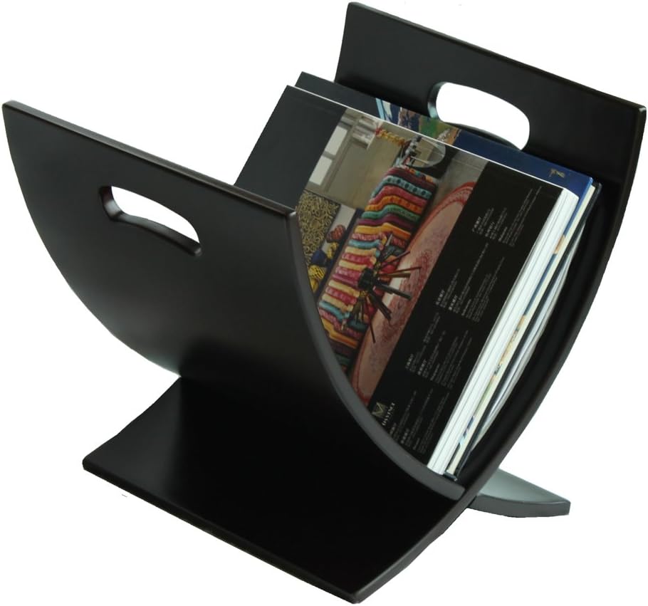 Oceanstar M1170 Contemporary Wooden Magazine Rack, Espresso